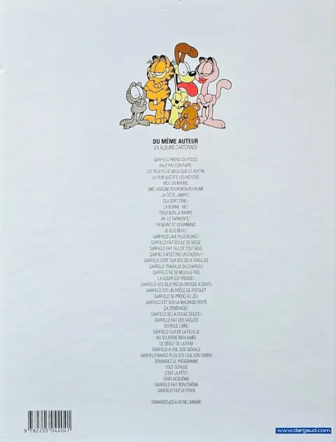 Verso de l'album Garfield Tome 21 La soupe est froide !