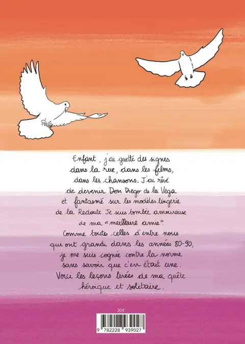 Verso de l'album Qui arrête les colombes en plein vol ?
