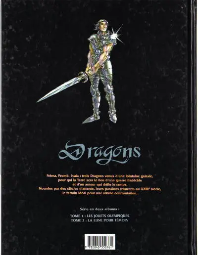 Verso de l'album Dragons Tome 2 La lune pour témoin