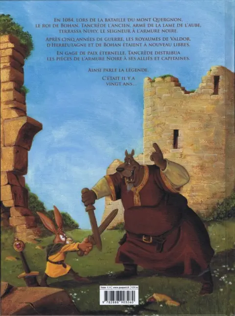 Verso de l'album L'Épée d'Ardenois Tome 1 Garen