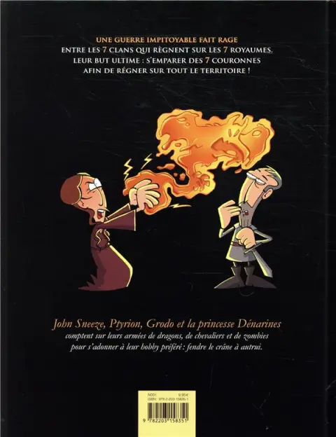 Verso de l'album Game of Crowns Tome 2 Spice and fire