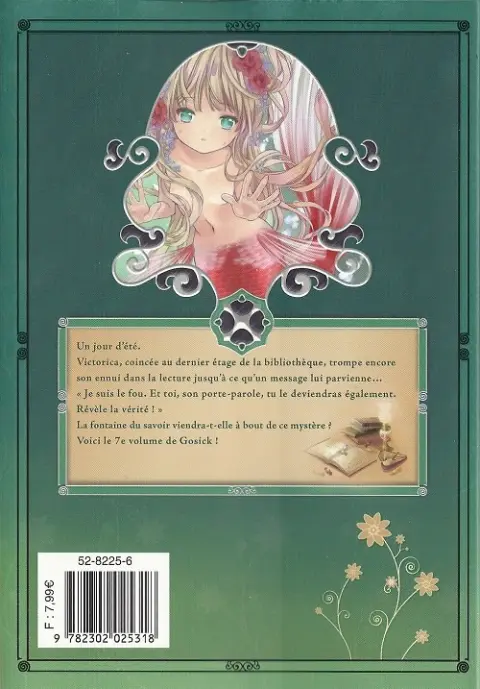 Verso de l'album Gosick 7