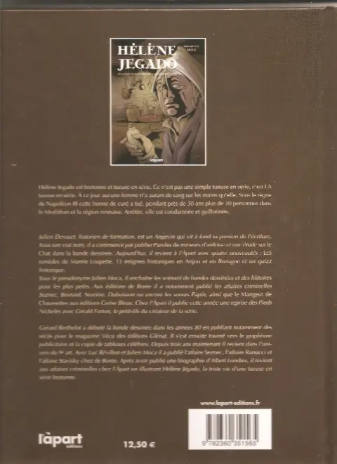 Verso de l'album Hélène Jegado