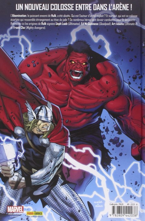 Verso de l'album Hulk Tome 1 Qui est le Hulk Rouge?