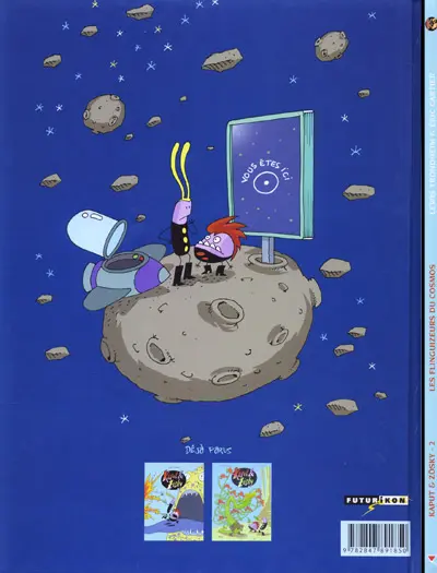 Verso de l'album Kaput & Zösky Tome 2 Les flinguizeurs du cosmos