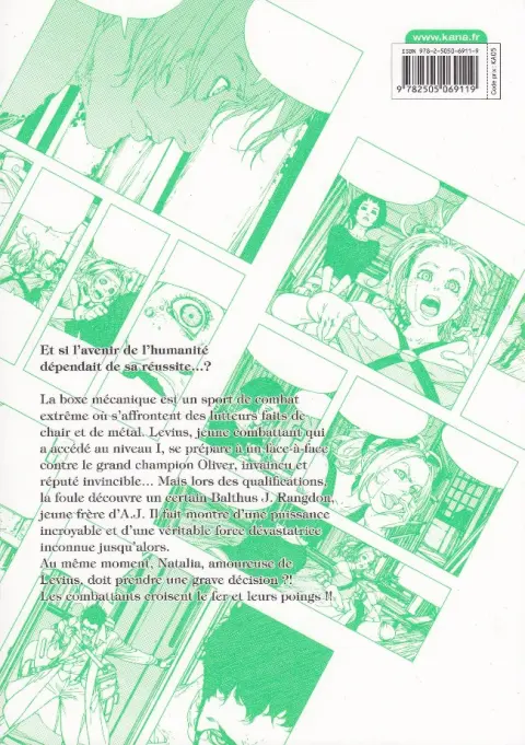 Verso de l'album Levius est Vol. 3