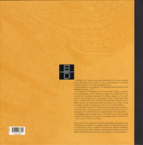 Verso de l'album Akarus Tome 1 Rien ou presque