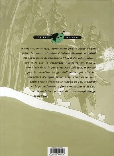 Verso de l'album Mandrill Tome 7 La nasse