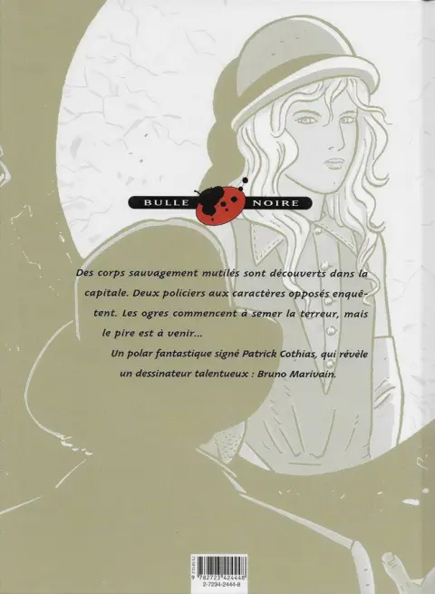 Verso de l'album La mémoire des ogres Tome 1 Anthéa