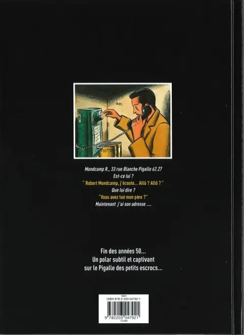 Verso de l'album Pigalle 62.27