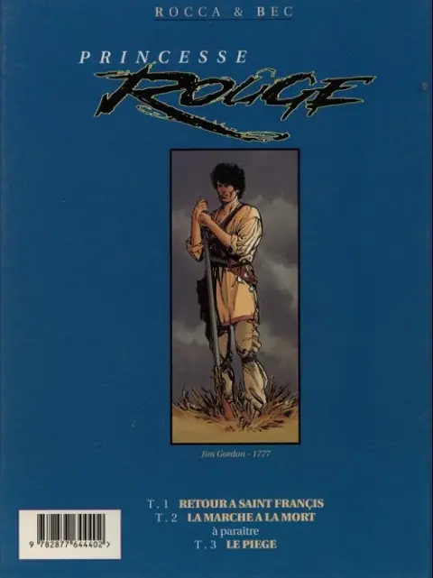 Verso de l'album Princesse Rouge Tome 2 La marche à la mort