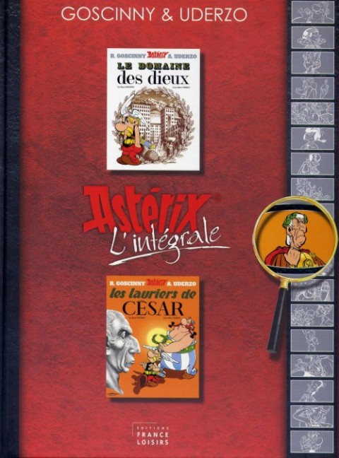 Couverture de l'album Astérix L'Intégrale Volume 10 Le Domaine des Dieux - Les Lauriers de César