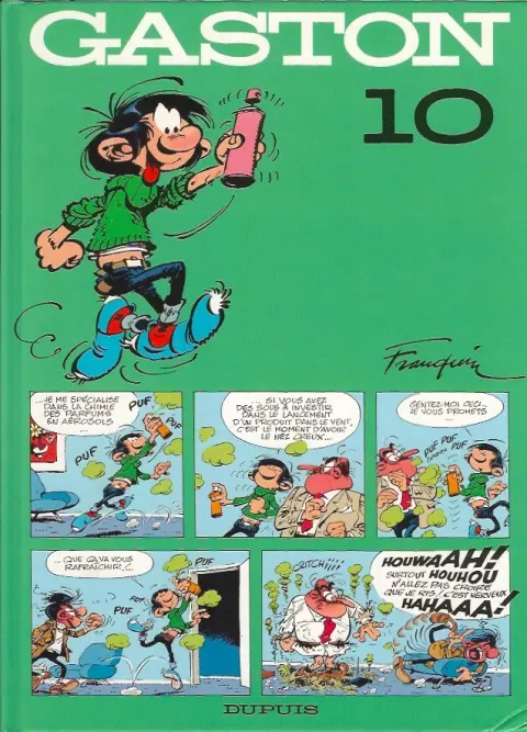 Couverture de l'album Gaston Tome 10 Édition spéciale 40e anniversaire