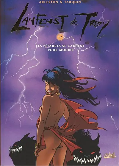 Couverture de l'album Lanfeust de Troy Tome 7 Les pétaures se cachent pour mourir