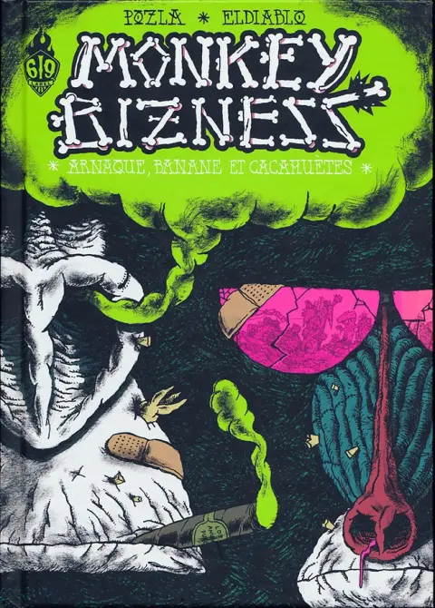 Couverture de l'album Monkey bizness Tome 1 Arnaque, banane et cacahuètes