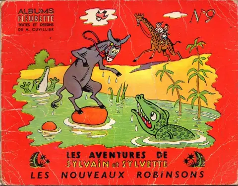 Couverture de l'album Sylvain et Sylvette Tome 9 Les nouveaux Robinsons