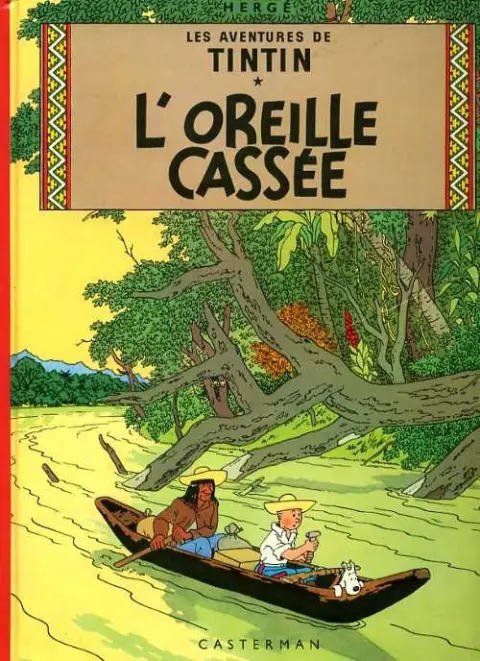 Couverture de l'album Tintin Tome 6 L'oreille cassée