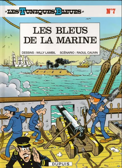 Couverture de l'album Les Tuniques Bleues Tome 7 Les bleus de la marine