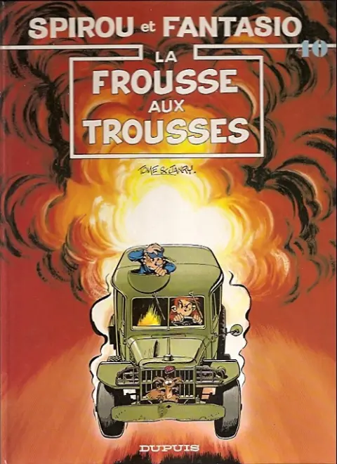 Couverture de l'album Spirou et Fantasio Tome 40 La frousse aux trousses