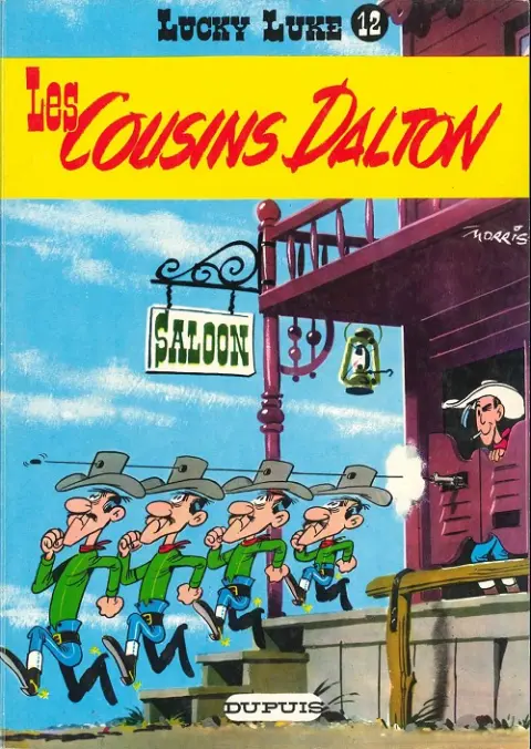 Couverture de l'album Lucky Luke Tome 12 Les cousins Dalton