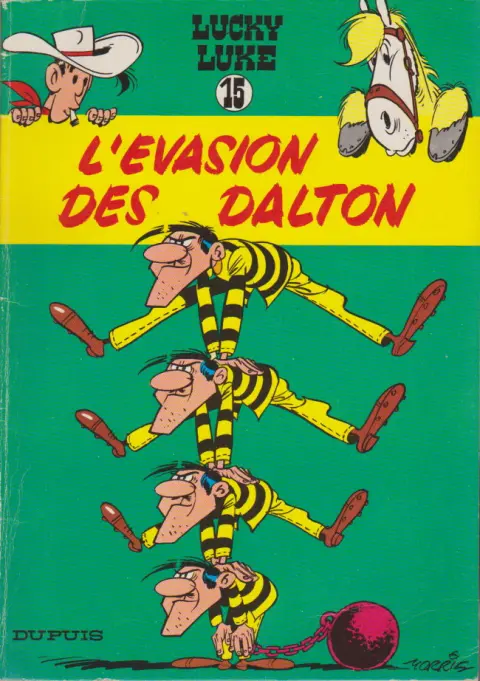 Couverture de l'album Lucky Luke Tome 15 L'évasion des Dalton