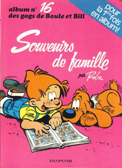 Couverture de l'album Boule & Bill Tome 16 Souvenirs de famille