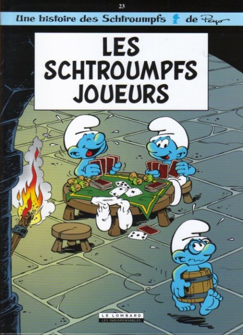 Couverture de l'album Les Schtroumpfs Tome 23 Les Schtroumpfs joueurs
