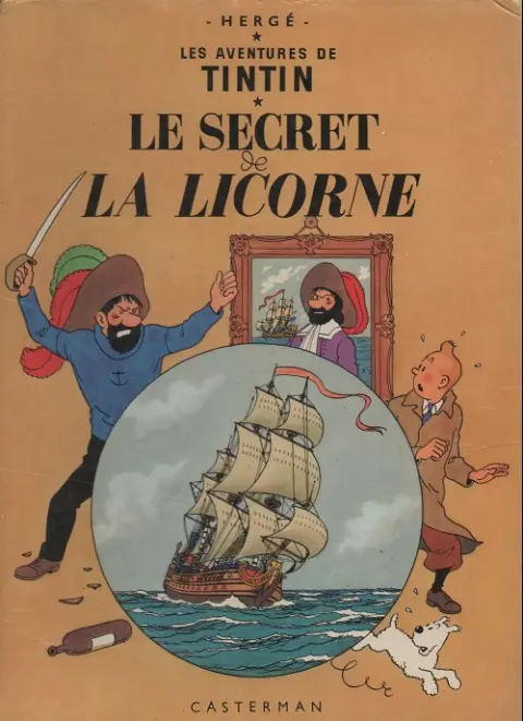 Couverture de l'album Tintin Tome 11 Le Secret de la Licorne