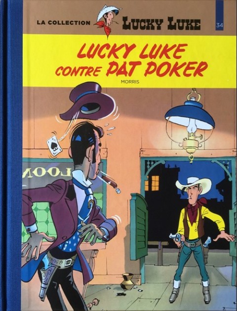 Couverture de l'album Lucky Luke La collection Tome 34 Lucky luke contre Pat Poker