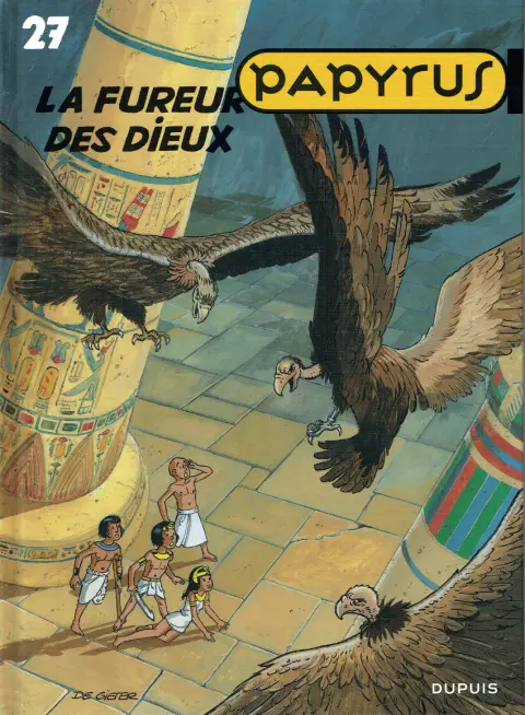Couverture de l'album Papyrus Tome 27 La fureur des dieux