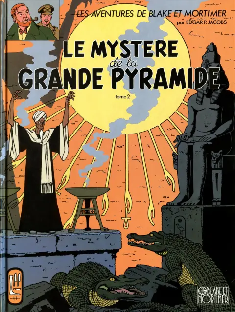 Couverture de l'album Blake et Mortimer Tome 5 Le Mystère de la Grande Pyramide - Tome 2