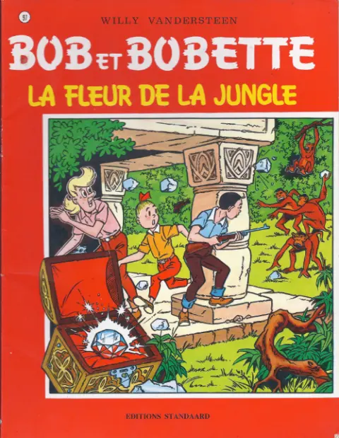 Couverture de l'album Bob et Bobette Tome 97 La fleur de la jungle