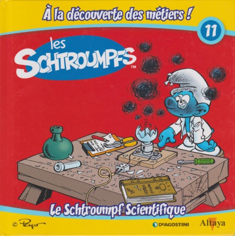 Couverture de l'album Les schtroumpfs - À la découverte des métiers ! 11 Le Schtroumpf Scientifique