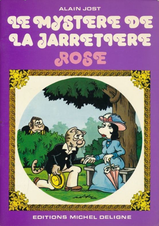 Couverture de l'album Le Mystère de la jarretière rose