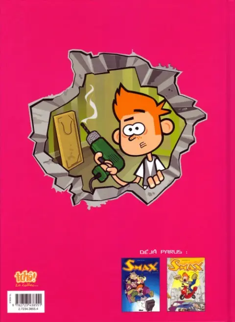 Verso de l'album Smax Tome 3 Zéro zéro Smax