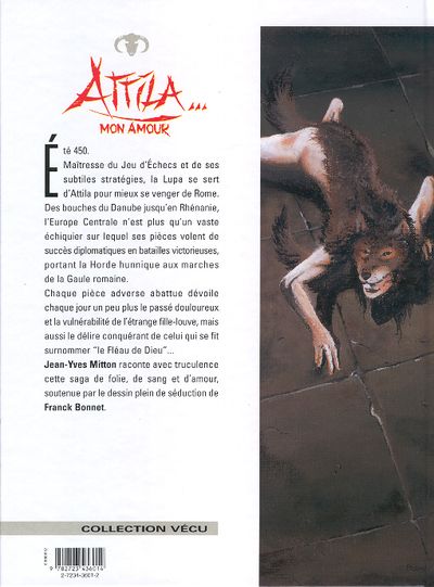 Verso de l'album Attila... mon amour Tome 4 Le fléau de Dieu