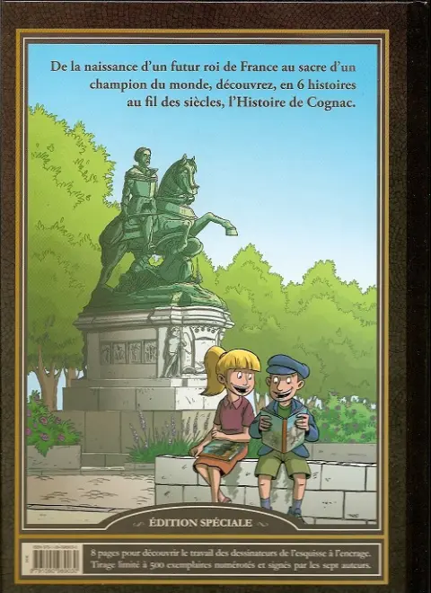 Verso de l'album Histoires de... Tome 2 Histoire(s) de Cognac
