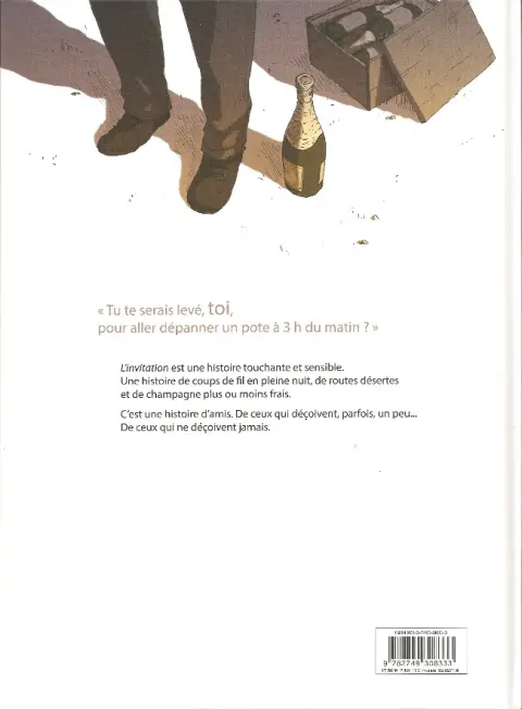 Verso de l'album L'Invitation