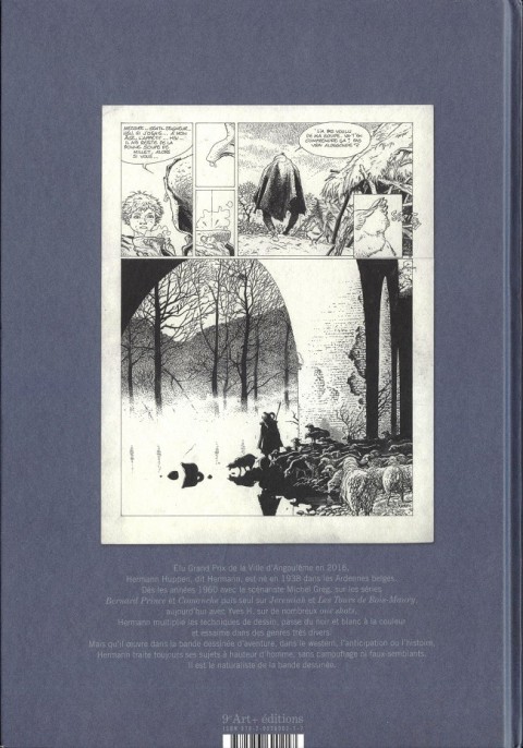 Verso de l'album Hermann - Le naturaliste de la bande dessinée