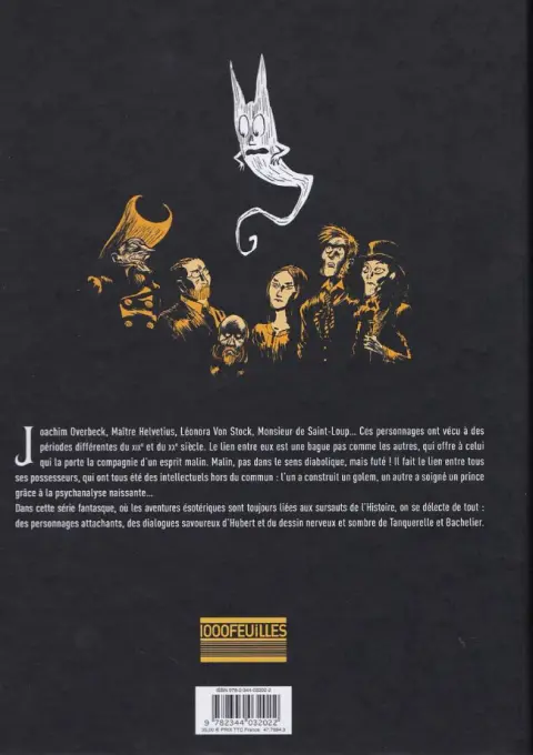 Verso de l'album Le Legs de l'alchimiste Edition intégrale