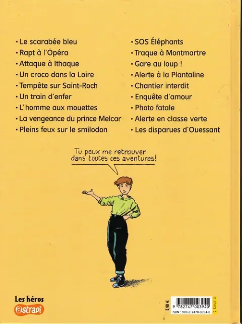 Verso de l'album Marion Duval Tome 1 Le scarabée bleu