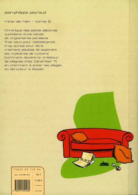 Verso de l'album Mine de Rien Tome 2