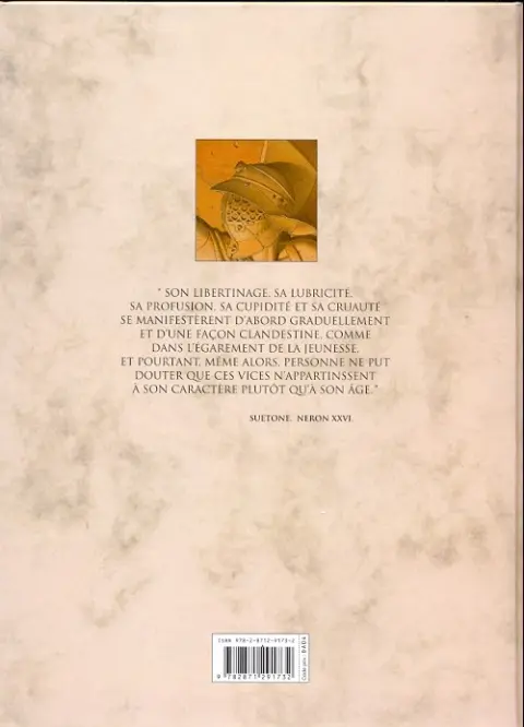 Verso de l'album Murena Tome 2 De sable et de sang