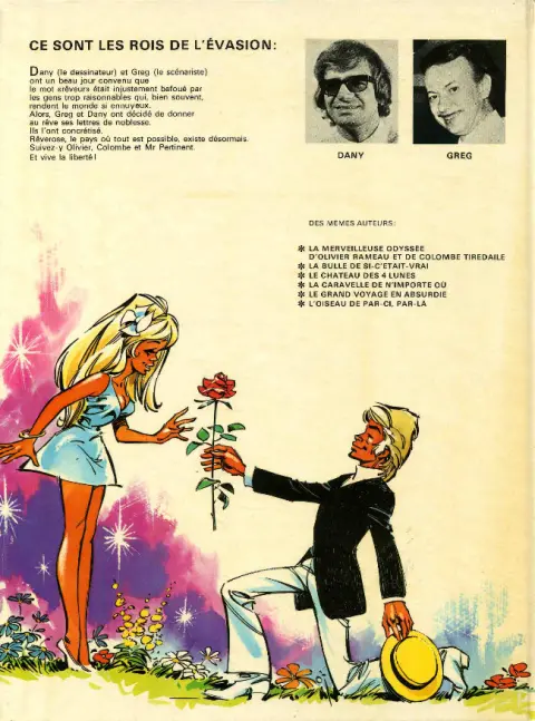 Verso de l'album Olivier Rameau Tome 2 La bulle de si-c'était-vrai