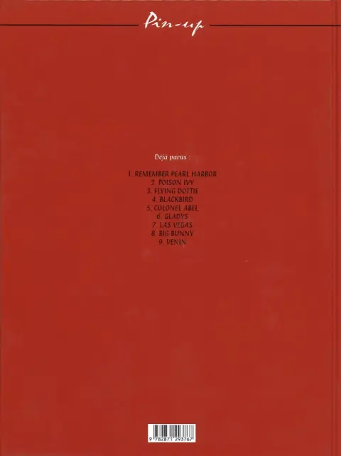 Verso de l'album Pin-up 6 Gladys