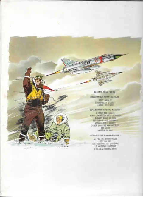 Verso de l'album Tanguy et Laverdure Tome 4 Escadrille des cigognes