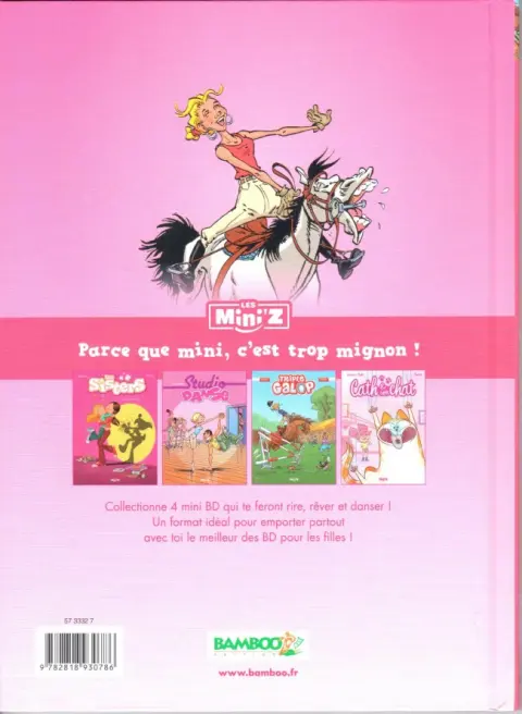 Verso de l'album Triple galop Tome 1