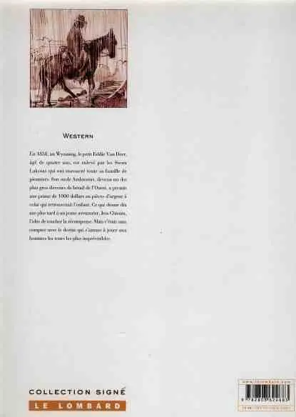 Verso de l'album Western