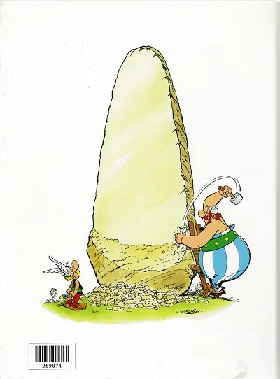 Verso de l'album Astérix Tome 30 La galère d'Obélix
