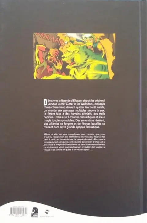 Verso de l'album ElfQuest - La Fantastique quête des elfes La Quête originelle 2